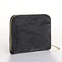 Кошелёк женский на молнии, цвет чёрный Кошелёк женский на молнии, цвет чёрный