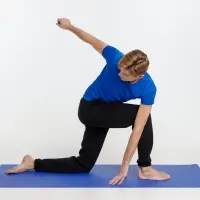 Коврик для фитнеса Flatland, синий