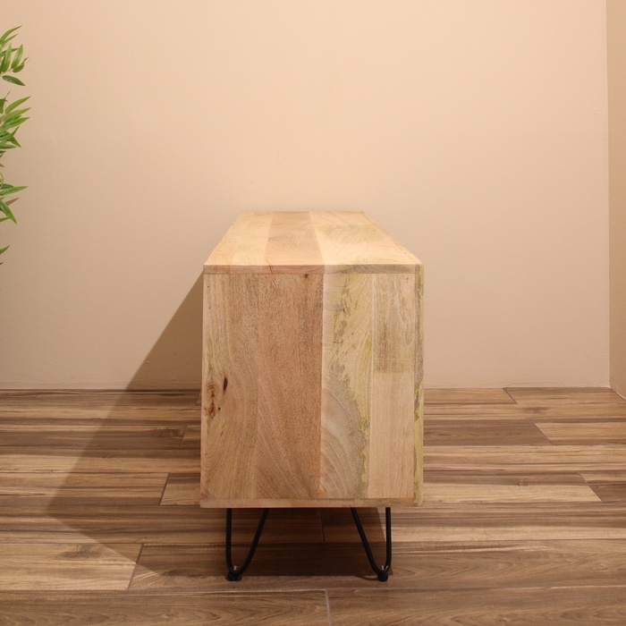 Тумба под ТВ "Кантри" 140х40х60 см, манговое дерево