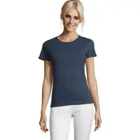 Футболка женская Regent Women синий джинс, размер M