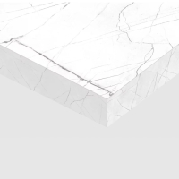 Столешница, 2400х600х38 мм, Кристалл Белый 9509