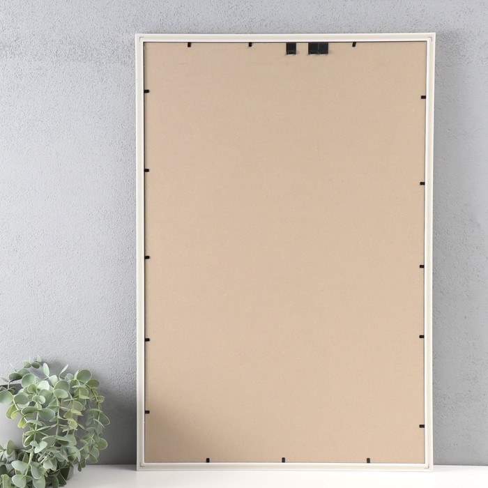 Фоторамка пластик "Стиль бежевый" 40х60 см, бежевый