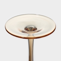 Набор бокалов для вина стеклянный Magistro «Иллюзия», 550 мл, 10×24 см, 6 шт, цвет золотой Набор бокалов для вина стеклянный Magistro «Иллюзия», 550 мл, 10×24 см, 6 шт, цвет золотой