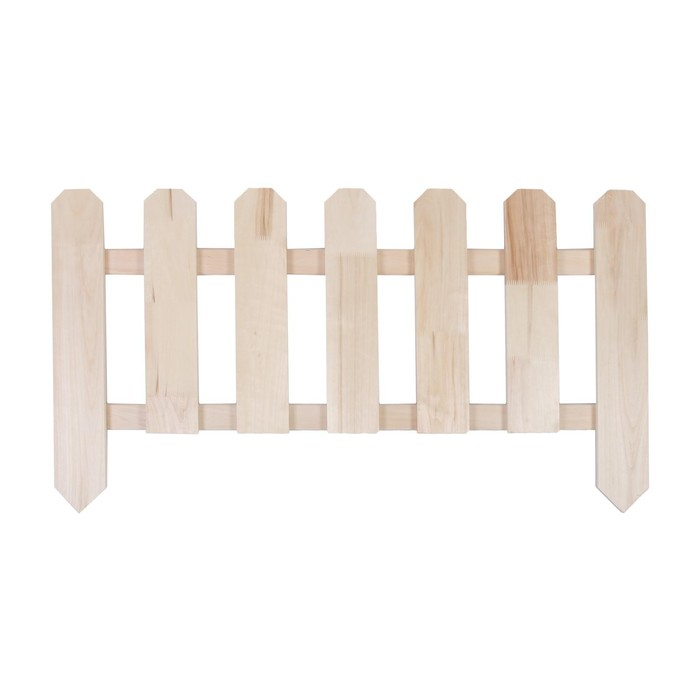 Ограждение декоративное, 45 &times; 110 см, 1 секция, дерево, &laquo;Двойные скосы&raquo;, Greengo