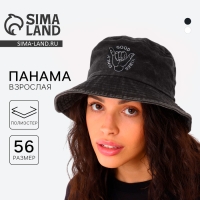 Панама Good vibes, джинса,р-р 56 Панама Good vibes, джинса,р-р 56