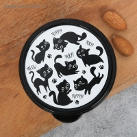 Ланч-бокс круглый &laquo;Мур, мяу&raquo;, 150 мл