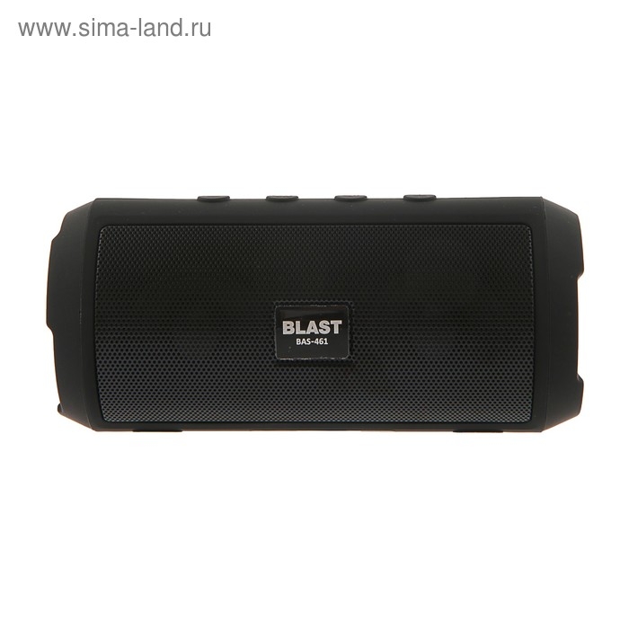 Портативная колонка Blast BAS-461, BT, 10 Вт, microSD, FM, микрофон, 1200 мАч, черная