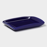 Маслёнка Доляна &laquo;Лимон&raquo;, 17&times;12&times;8,5 см, цвет белый