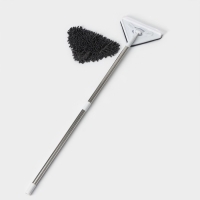 Окномойка с стальной ручкой и сгоном Raccoon, 25×17×105(148) см, 2 насадки из микрофибры Окномойка с стальной ручкой и сгоном Raccoon, 25×17×105(148) см, 2 насадки из микрофибры