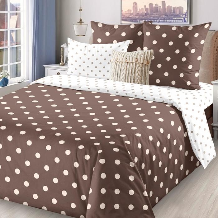 Постельное бельё Евро ЛидерТекс &laquo;Горох&raquo; 200х220, 220х240, 70х70 2шт