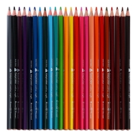 Карандаши 24 цвета BrunoVisconti Easycolor, трёхгранные