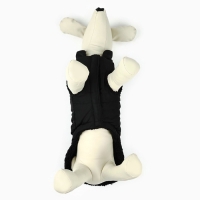 Одежда для собак. Куртка зимняя &laquo;Тёплая зима&raquo;, чёрная размер M