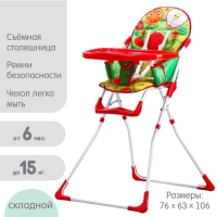 Стульчик для кормления «Фрукты» Стульчик для кормления «Фрукты»