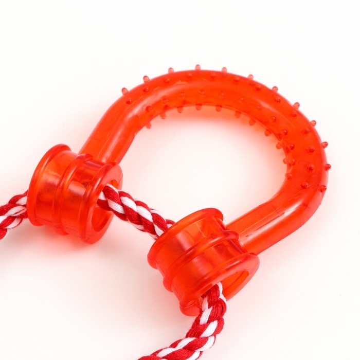 Игрушка тренировочная канатная Игрушка тренировочная канатная "Карусель", 145 гр, микс цветов