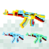 Автомат «Крафт», световые и звуковые эффекты, работает от батареек, цвет МИКС Автомат «Крафт», световые и звуковые эффекты, работает от батареек, цвет МИКС