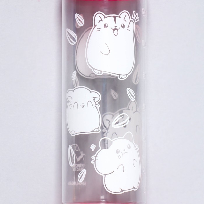 Поилка для грызунов &laquo;Хомячки&raquo; 125 мл, 12.5х4.5 см, микс цветов