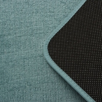 Коврик для дома Доляна «Софт», 50×80 см, цвет бирюзовый Коврик для дома Доляна «Софт», 50×80 см, цвет бирюзовый