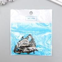 Замок для шкатулки металл "Узорная" набор 2 шт 4,8х4,5 см см Замок для шкатулки металл "Узорная" набор 2 шт 4,8х4,5 см см