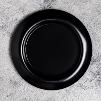 Подсвечник "Чашка" металл, 9,4х1,2 см, черный муар