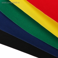 Бумага цветная бархатная, 5 листов, 5 цветов "Каляка-Маляка", 175 х 250 мм