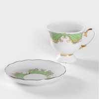 Чайная пара фарфоровая &laquo;Симфония&raquo;, 300 мл, блюдце 15 см