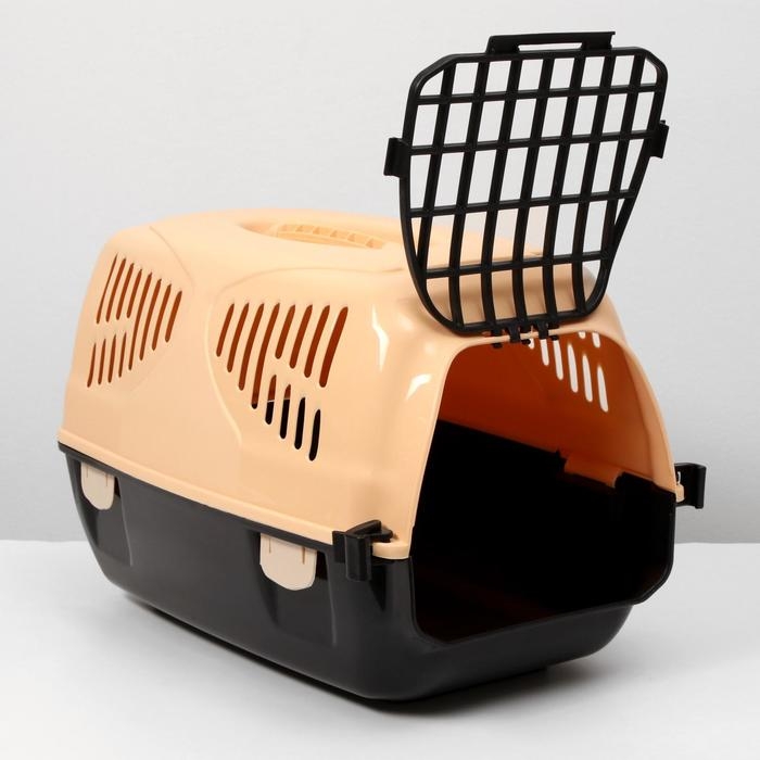 Переноска для животных Переноска для животных "Сириус", 33,5 х 31 х 50 см, до 5 кг, цвет бежевый