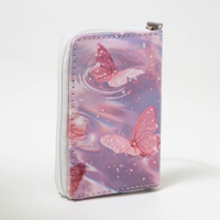 Кошелёк детский на молнии «Выбражулька», цвет розовый Кошелёк детский на молнии «Выбражулька», цвет розовый