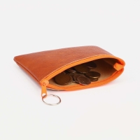 Кошелёк женский на молнии, цвет рыжий Кошелёк женский на молнии, цвет рыжий