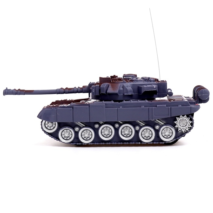 Танк радиоуправляемый &laquo;Победа&raquo;, работает от батареек, цвет серый