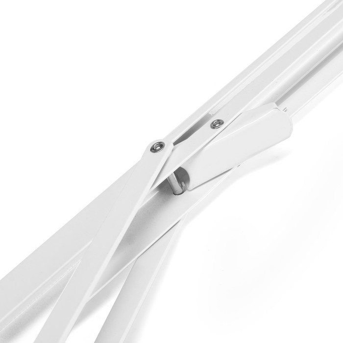 Кронштейн складной для столов и полок ТУНДРА, 2 шт., длина 500 мм, сталь, цвет белый