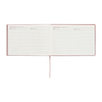 Еженедельник датированный 2025 года, 181х127 мм, 64 листа ESCALADA, мягкая обложка из искусственной кожи, блинтовое тиснение, кремовый блок 70 г/м², розовый Еженедельник датированный 2025 года, 181х127 мм, 64 листа ESCALADA, мягкая обложка из искусственной кожи, блинтовое тиснение, кремовый блок 70 г/м², розовый