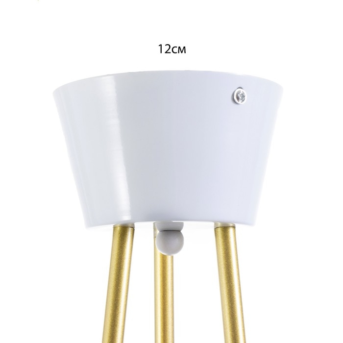 Люстра Люстра "Бастони" 6хЕ14 40Вт бело-золотой 70х70х54 см BayerLux