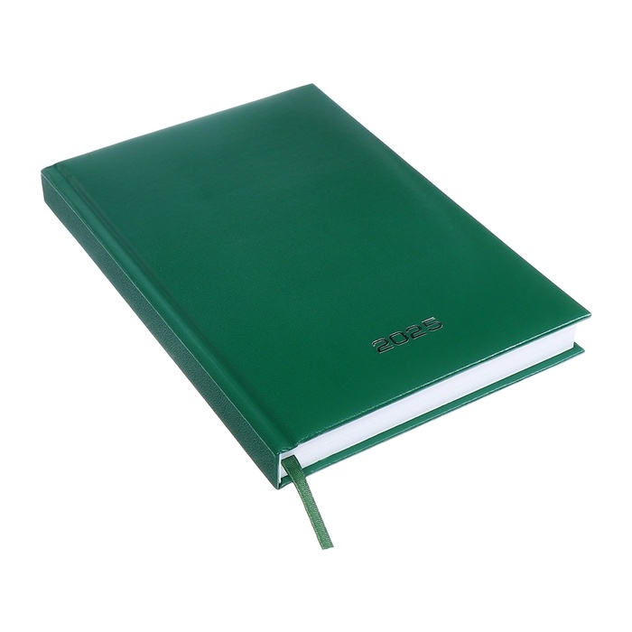 Ежедневник датированный 2024 года, А5, 176 листов, Attomex.Orion, обложка бумвинил, ляссе, блок 70 г/м2, зелёный Ежедневник датированный 2024 года, А5, 176 листов, Attomex.Orion, обложка бумвинил, ляссе, блок 70 г/м2, зелёный