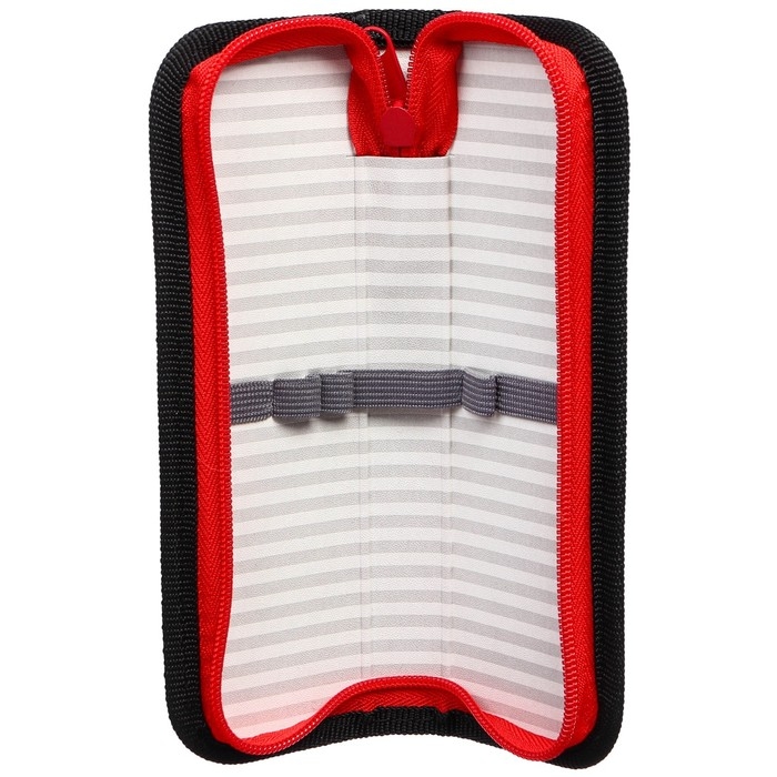 Пенал каркасный, 1 секция, 55х205х25 мм, ламинированный картон, Микки Маус