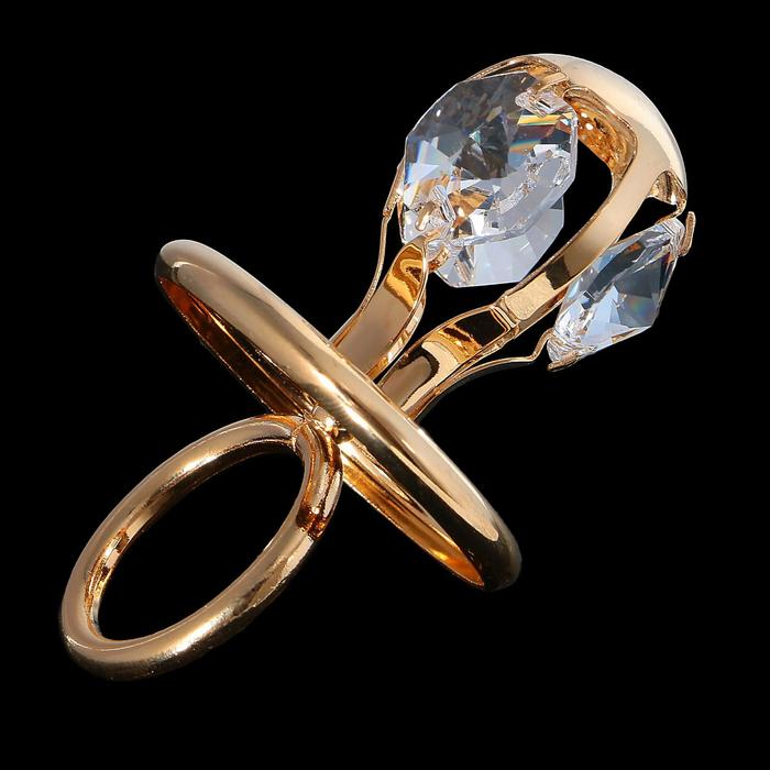 Сувенир &laquo;Соска&raquo;, 6&times;3,5&times;3 см, с кристаллами