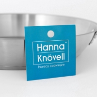 Сковорода из нержавеющей стали Hanna Kn&ouml;vell, d=28 см, h=5,5 см, толщина стенки 0,6 мм, длина ручки 25 см, индукция