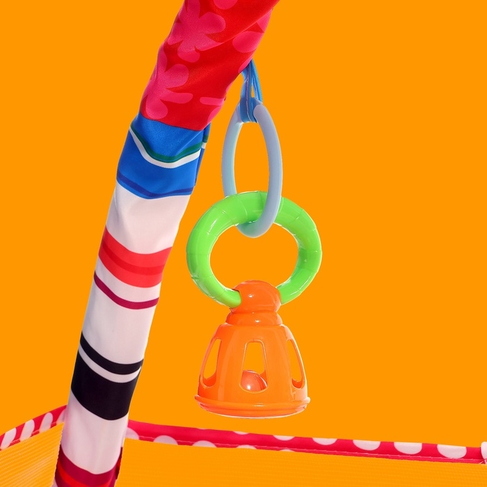 Развивающий коврик с бортиками &laquo;Счастливый малыш&raquo;, 18 шариков в комплекте