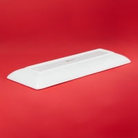 Новогоднее блюдо для сервировки Доляна &laquo;Финский лес&raquo;, 41&times;15,5&times;3 см, керамика, цвет белый