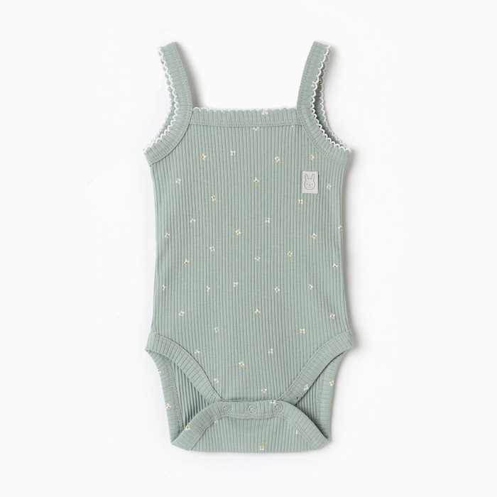 Боди-майка Крошка Я Olives, р. 62-68, оливковый