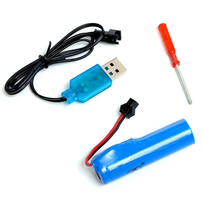 Танк радиоуправляемый &laquo;Боец&raquo;, работает от аккумулятора, стреляет гидрогелевыми пулями, цвет зелёный