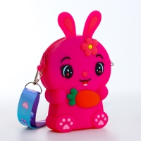 Сумка детская на молнии &laquo;Выбражулька&raquo;, цвет малиновый