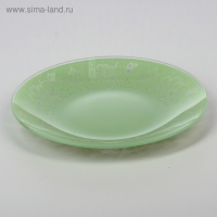 Сервиз столовый &laquo;Лара&raquo;, 7 предметов: d=30 см - 1 шт, d=20 см - 6 шт, цвет салатовый