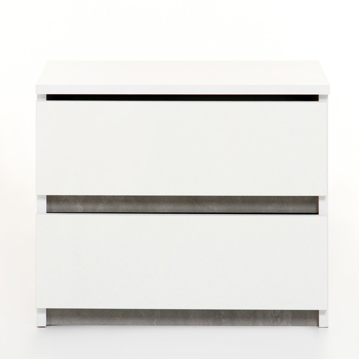 Тумба прикроватная Бейрут, 502х426х430, Белый/Бетон