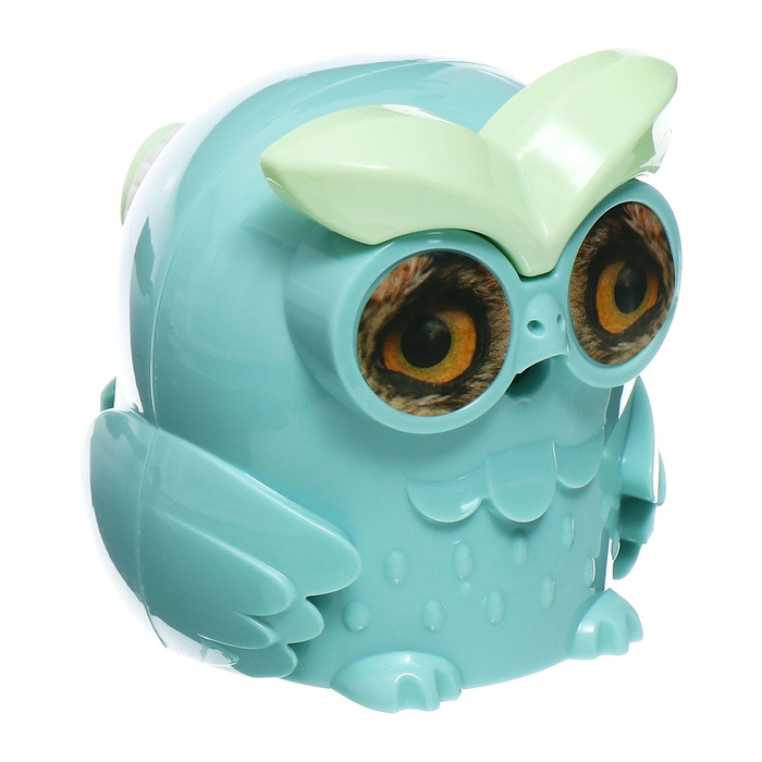 Точилка механическая с контейнером Сова Зеленая Точилка механическая с контейнером Сова Зеленая