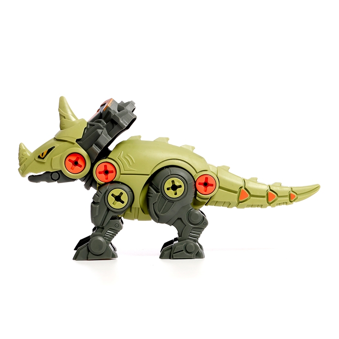 Конструктор винтовой &laquo;Мир динозавров&raquo;, набор 2 штуки, с отвёрткой