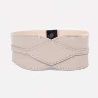 Ремень женский на кнопках, ширина 8 см, цвет бежевый Ремень женский на кнопках, ширина 8 см, цвет бежевый