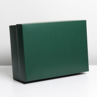 Коробка подарочная складная, упаковка, «Изумрудная», 30 х 20 х 9 см Коробка подарочная складная, упаковка, «Изумрудная», 30 х 20 х 9 см