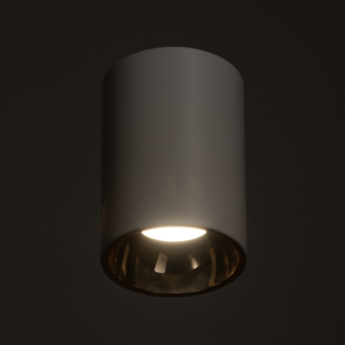 Светильник Светильник "Рулл" GU10 10Вт бело-золотой 7,3х7,3х10,3 см