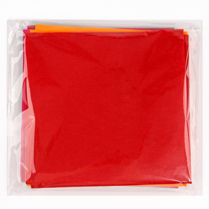 Набор лоскута для рукоделия, фетр, толщина 1 мм, 4 цвета, 50 &times; 50 см