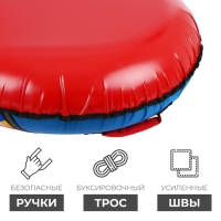 Тюбинг-ватрушка &laquo;Фиксики&raquo;, ТБ1-90, диаметр чехла 95 см, тент/оксфорд